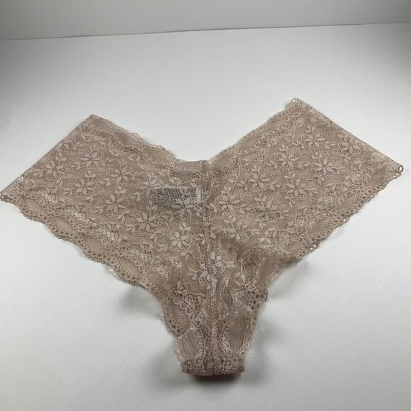 Leonisa Women's Hiphugger Style Panty in Modern Lace Brown Underwear Size L NWT - Picture 5 of 7
